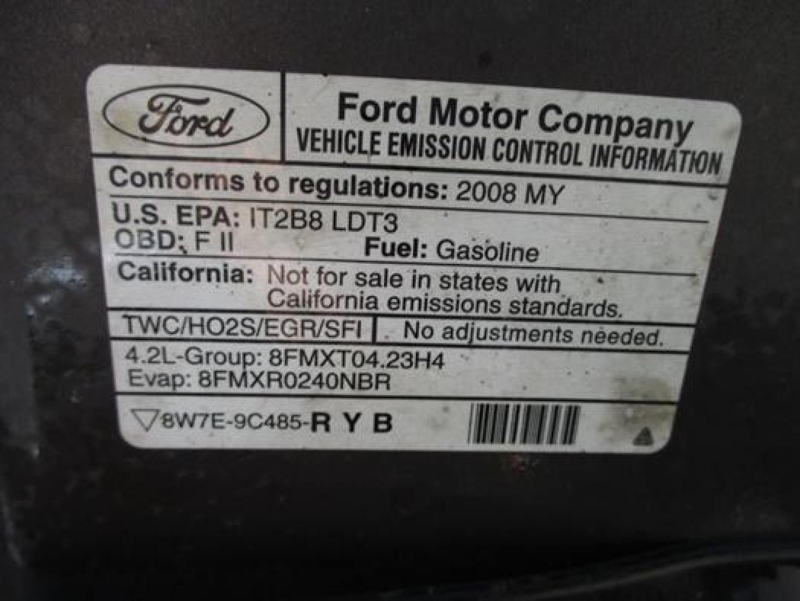 2008 Gray /Gray Ford F-150 (1FTRF12288K) with an 4.2L V6 OHV 12V engine, located at 1725 US-68 N, Bellefontaine, OH, 43311, (937) 592-5466, 40.387783, -83.752388 - 2008 FORD F150XL 2wd, V6, Auto, Gray-Gray, AM-FM-CD, PS, PB, Short Bed, Tow Package, 1 owner, High Miles, Well Maintained. Check out the You Tube Video https:--youtu.be-mJuyG_H7FIU - Photo #27