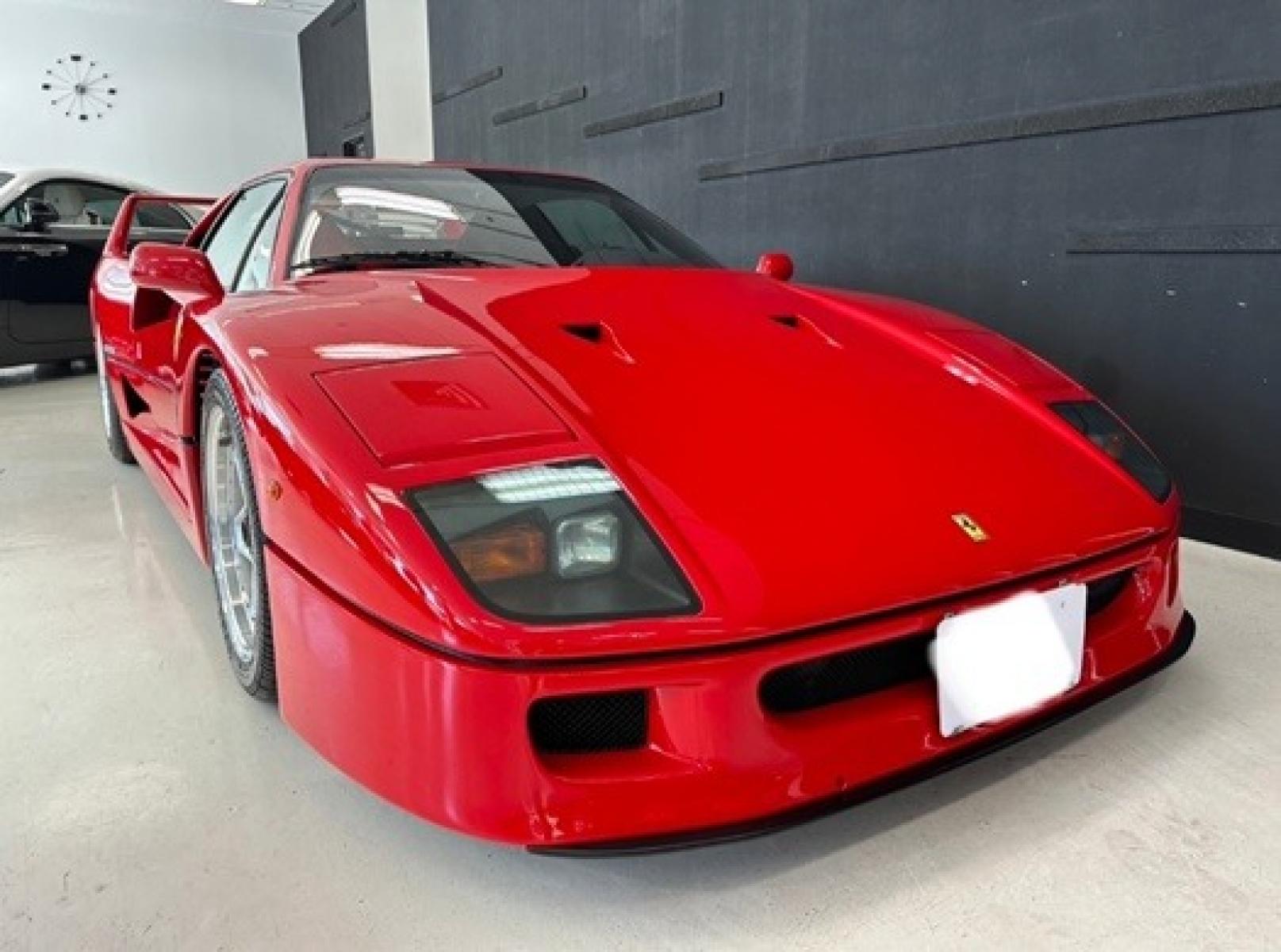 1990 Red Ferrari F40 , 0.000000, 0.000000 - 1990 Ferrari F40 1990 delivered as new in France 1992 delivered to 2nd owner in Japan from France. 2003 current owner All service record from present owner All repaint for refresh perfect skill Exchanged new cutch and master last month, was reupholstered both of the seat new fabric and spong - Photo #0