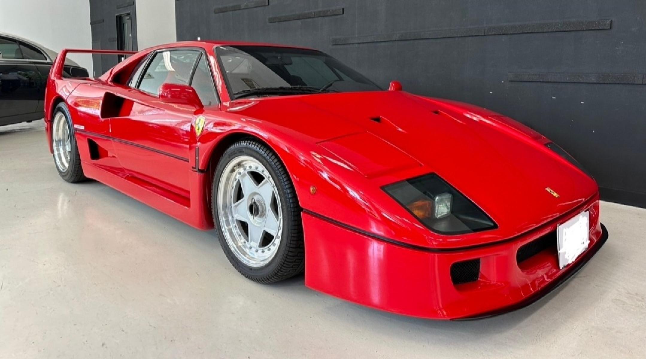 1990 Red Ferrari F40 , 0.000000, 0.000000 - 1990 Ferrari F40 1990 delivered as new in France 1992 delivered to 2nd owner in Japan from France. 2003 current owner All service record from present owner All repaint for refresh perfect skill Exchanged new cutch and master last month, was reupholstered both of the seat new fabric and spong - Photo #2