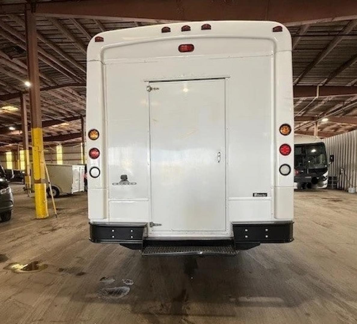 2012 White /Black Freightliner with an Cummins engine, Allison transmission, 0.000000, 0.000000 - 2012 Freightliner Executive Shuttle Glaval Bus 29 Passengers Highback Black Leatherette Seats with Armrests 192,000 miles 6.7L Cummins Diesel Engine Allison Transmission Rear Stereo Upgrade Blue Interiors Lights gray Rubber Flooring Overhead luggage Racks with TV Monitors Rear Luggage Front and Rear - Photo#1