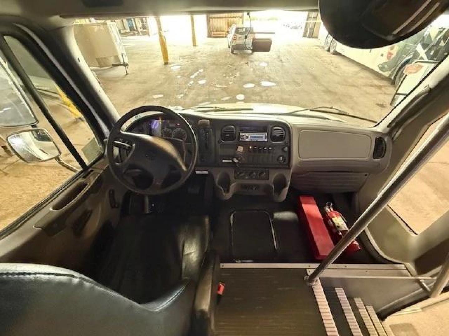 2012 White /Black Freightliner with an Cummins engine, Allison transmission, 0.000000, 0.000000 - 2012 Freightliner Executive Shuttle Glaval Bus 29 Passengers Highback Black Leatherette Seats with Armrests 192,000 miles 6.7L Cummins Diesel Engine Allison Transmission Rear Stereo Upgrade Blue Interiors Lights gray Rubber Flooring Overhead luggage Racks with TV Monitors Rear Luggage Front and Rear - Photo#11
