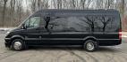 2016 Black /Black Mercedes-Benz Sprinter 3500 with an Diesel engine, Auto transmission, 0.000000, 0.000000 - 2016 MB SPRINTER GRECH 3500 MILEAGE 83154 NEW PAINT BLACK / BLACK 14 PASSENGERS FRONT AND REAR TV GRECH SOUND SYSTEM LIMO BENCH SEATING WITH LAP BELTS GREY WOOD LOOK FLOORING WINDOW SHADES LED LIGHTING AND MUCH MORE LOCATED IN CA RECENT WORK : NEW PAINT - TIRES, ALL BRAKES, A/C CONDENSER AND FRONT R - Photo#2