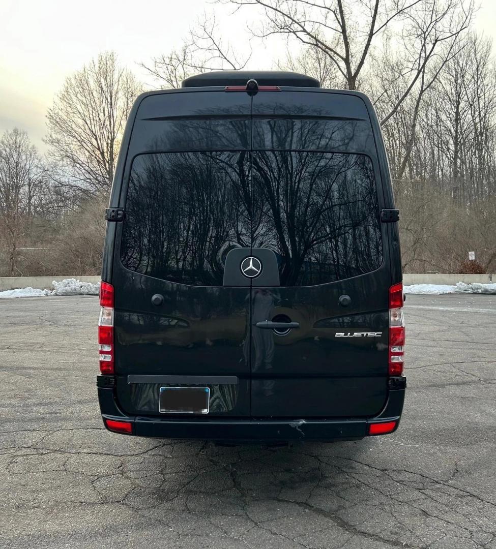 2016 Black /Black Mercedes-Benz Sprinter 3500 with an Diesel engine, Auto transmission, 0.000000, 0.000000 - 2016 MB SPRINTER GRECH 3500 MILEAGE 83154 NEW PAINT BLACK / BLACK 14 PASSENGERS FRONT AND REAR TV GRECH SOUND SYSTEM LIMO BENCH SEATING WITH LAP BELTS GREY WOOD LOOK FLOORING WINDOW SHADES LED LIGHTING AND MUCH MORE LOCATED IN CA RECENT WORK : NEW PAINT - TIRES, ALL BRAKES, A/C CONDENSER AND FRONT R - Photo#1