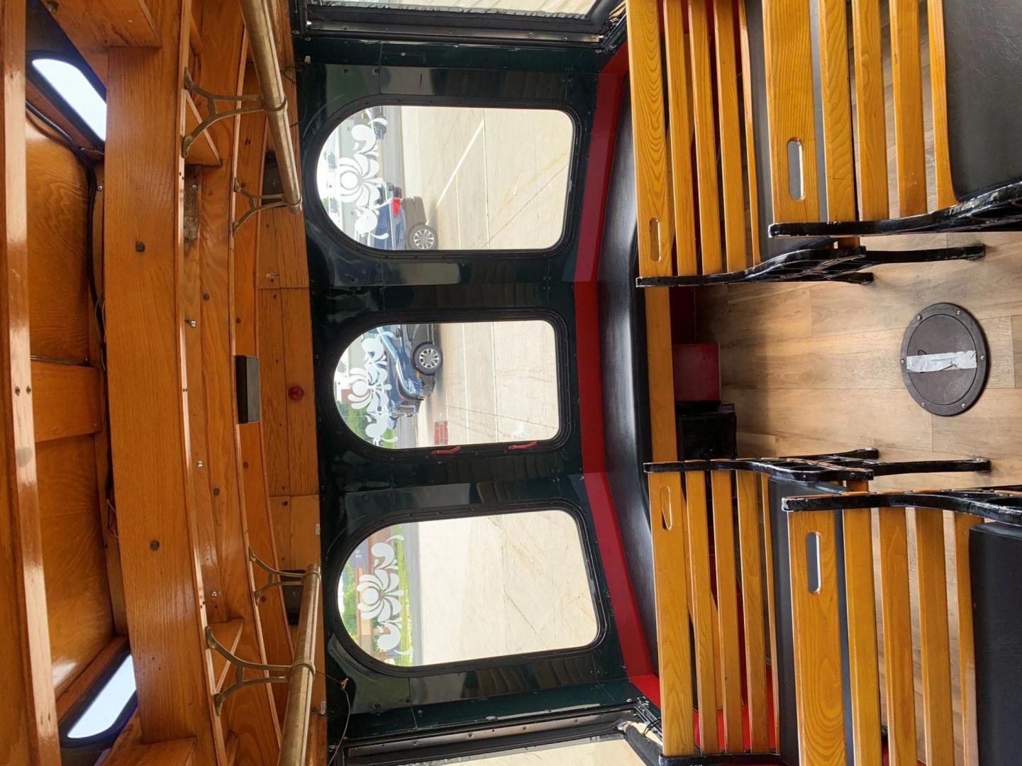 1997 Brown/Black /Brown , 0.000000, 0.000000 - 1997 TROLLEY BUILT BY MOLLY 33 PASSENGER GAS 7.5L V8 245 HP MILES 170,908 REMOVABLE PANELS HARDSIDE FOR WINTER SOFTSIDE SUMMER DRIVER AND REAR HEAR NO A/C PANELS ARE ROLL UP SEE THROUGH VINYL CURTAINS LED ACCENT LIGHTING SEAT CUSHIONS ALL ALUMINUM CONSTRUCTION WELL MAINTAINED WOOD LOOK FLOORING 1 YE - Photo#4