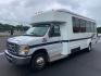 2010 White /Red/Gray Ford E450 with an V10 engine, Auto transmission, 0.000000, 0.000000 - 2010 Ford E-450 – Goshen Coach - 25 Passengers + Driver - 6.8L V10 Engine – Automatic - High Back Reclining Seats – Seat Belts -Electric Entrance Doors – Overhead Storage – Reading Lights – Front/Rear AC – Stainless Wheel Simulators - Photo#5