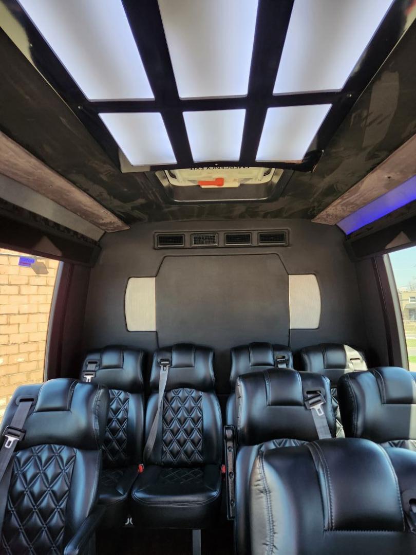 2017 Black /Black Mercedes-Benz Sprinter with an Gas engine, Auto transmission, 0.000000, 0.000000 - 2017 SPRINTER BUS BY BATTISTI WIDE BODY MB SPRINTER BUS 13 + 2 PASSENGER - REAR LUGGAGE - CO-PILOT RACK - EXECUTIVE STYLE SEATING - ICE COOLER BETWEEN DRIVER AND COPILOT - WOOD LOOK FLOORING - CUSTOM FRONT BUMPER WITH RUNNING BOARDS - MAYBACH CEILING WITH FLOOR AND CEILING LIGHTS - NICE SOUND SYSTEM - Photo#5