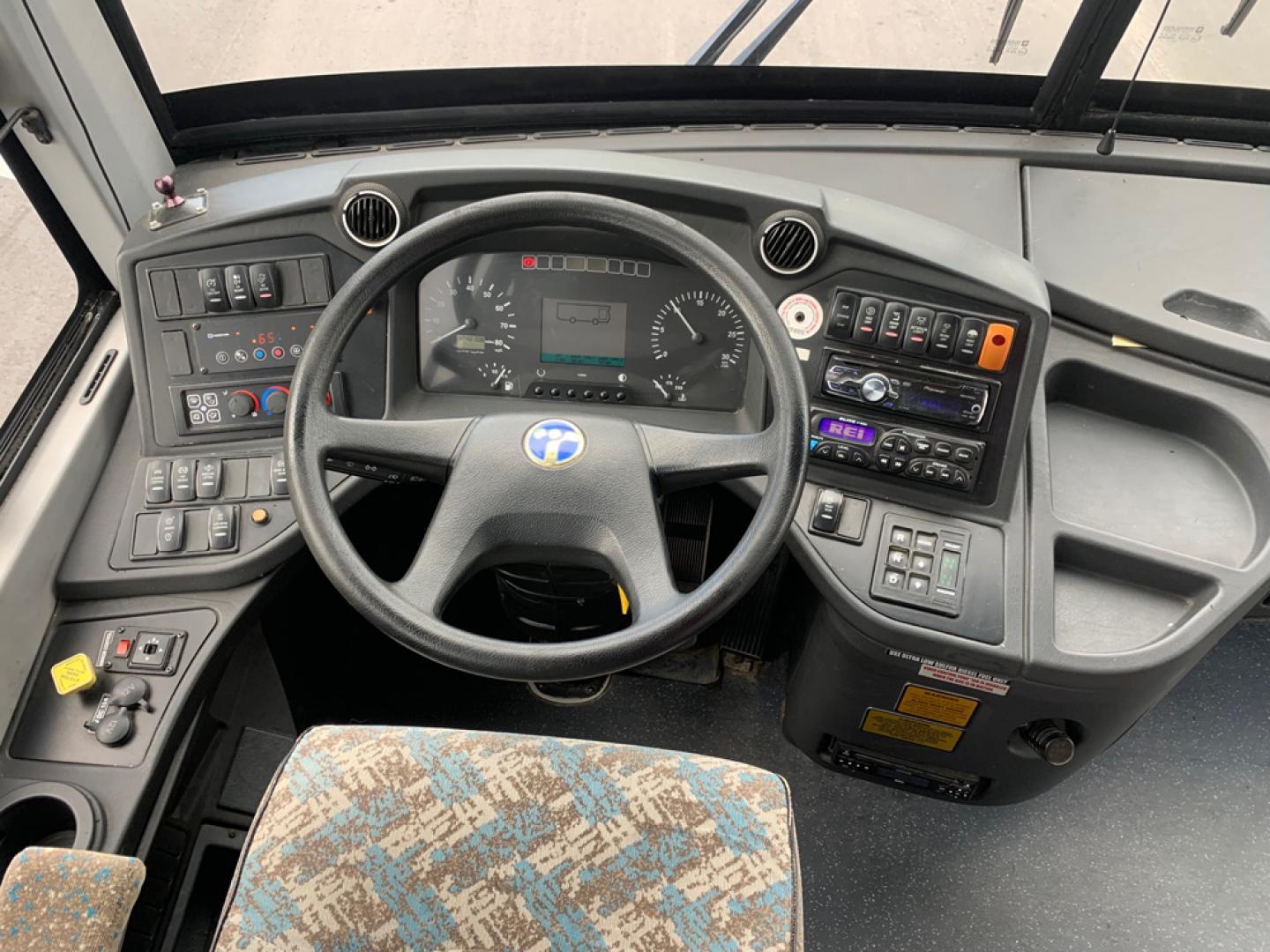 2013 White /Tan/Blue TEMSA TS-30 with an Cummins 6.7L engine, Allison transmission, 0.000000, 0.000000 - 2013 Temsa TS-30 - Cummins 6.7L - 5,000 Miles on Rebuilt Engine -Allison Automatic Trans - 30 Passengers & Driver - High Back Reclining Seats - 3 Point Seat Belts - 110V Outlets - Open Overhead Storage - Alloy Wheels - 2 Luggage Bays - Photo#8