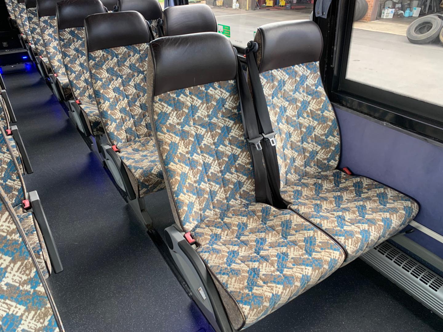 2013 White /Tan/Blue TEMSA TS-30 with an Cummins 6.7L engine, Allison transmission, 0.000000, 0.000000 - 2013 Temsa TS-30 - Cummins 6.7L - 5,000 Miles on Rebuilt Engine -Allison Automatic Trans - 30 Passengers & Driver - High Back Reclining Seats - 3 Point Seat Belts - 110V Outlets - Open Overhead Storage - Alloy Wheels - 2 Luggage Bays - Photo#10