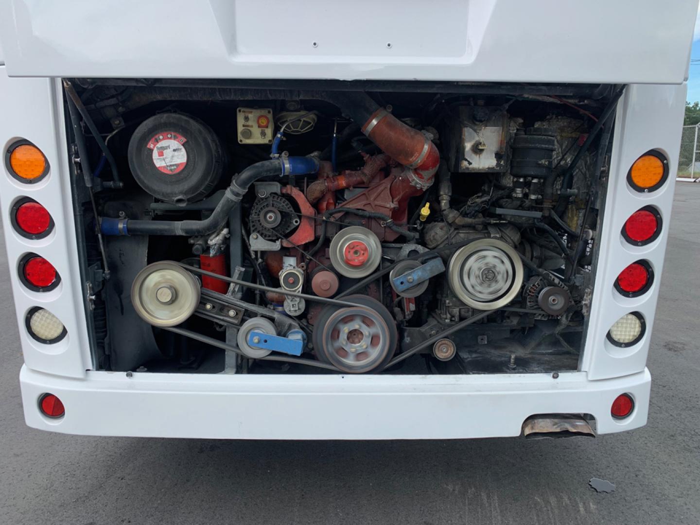 2013 White /Tan/Blue TEMSA TS-30 with an Cummins 6.7L engine, Allison transmission, 0.000000, 0.000000 - 2013 Temsa TS-30 - Cummins 6.7L - 5,000 Miles on Rebuilt Engine -Allison Automatic Trans - 30 Passengers & Driver - High Back Reclining Seats - 3 Point Seat Belts - 110V Outlets - Open Overhead Storage - Alloy Wheels - 2 Luggage Bays - Photo#14