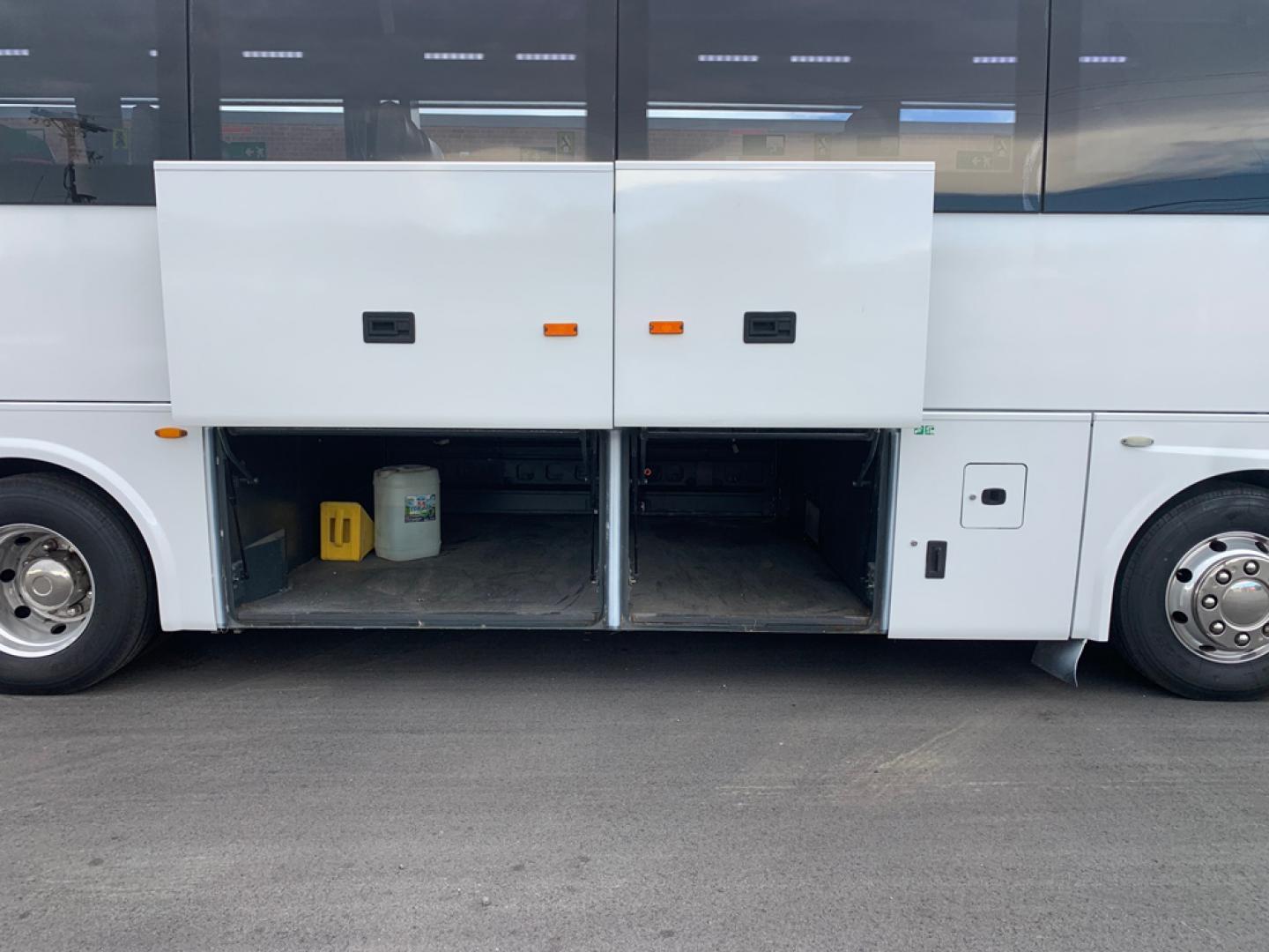 2013 White /Tan/Blue TEMSA TS-30 with an Cummins 6.7L engine, Allison transmission, 0.000000, 0.000000 - 2013 Temsa TS-30 - Cummins 6.7L - 5,000 Miles on Rebuilt Engine -Allison Automatic Trans - 30 Passengers & Driver - High Back Reclining Seats - 3 Point Seat Belts - 110V Outlets - Open Overhead Storage - Alloy Wheels - 2 Luggage Bays - Photo#13