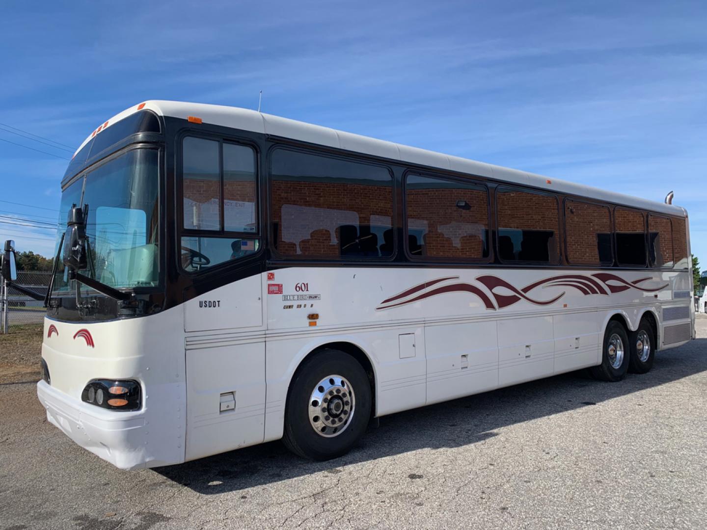2001 Bluebird with an Cummins Diesel engine, Allison transmission, 0.000000, 0.000000 - 2001 BLUEBIRD LTC 40 - Cummins Diesel Engine - Allison Automatic Transmission - 49 Passengers - Overhead Luggage Racks - 4 Monitors and DVD – Restroom - Alloy Wheels - Photo#6