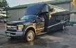 2017 Black /Black Ford F550 with an 6.7 Diesel engine, Allison transmission, 0.000000, 0.000000 - 2017 GRECH GM33 EXECUTIVE SHUTTLE - MILAN 6.7L DIESEL ALLISON 27 PASSENGERS PLUS DRIVER AND COPILOT RACK BLACK EXTERIOR PASSENGERS VIEWING WINDOW BLACK GRECH SEATING WITH RETRACTABLE LAP BELTS, CENTER ARMRESTS, RECLINER SEATS (2) TABLES UP FRONT (ONE IS PEELING A LITTLE) (2) TWO TV'S ON FRONT WALL P - Photo#4