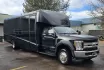 2018 Black /Black Ford F550 with an Diesel engine, Allison transmission, 0.000000, 0.000000 - 2018 GRECH GM33 EXECUTIVE SHUTTLE - 6.7L DIESEL ALLISON 27 PASSENGERS PLUS DRIVER AND COPILOT RACK BLACK EXTERIOR KELDERMAN AIR RIDE PASSENGERS VIEWING WINDOW BLACK GRECH SEATING WITH RETRACTABLE LAP BELTS, CENTER ARMRESTS, RECLINER SEATS (2) TWO TV'S ON FRONT WALL PILLARS OVERHEAD RACKS PLUG DOOR R - Photo#2