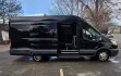 2017 Black /Black Ford Transit with an Gas engine, Auto transmission, 0.000000, 0.000000 - 2017 FORD TRANSIT 3.7L GAS ENGINE BUILT BY PINNICALE INTERIOR BLACK DIAMOND PATTERN LIMO BENCH SEATS 10 PASSENGERS PLUS DRIVER AND COPILOT - RACK LIMO BENCH SEATING POWER PARTITION TV'S FRONT AND REAR COVED RGB LIGHTING ON SIDE WALLS OVER HEAD DOME LIGHTS GRAY WOOD LOOK FLOORING MAYBACH CEILING LIGH - Photo#1