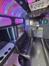 2017 Black /Black Ford Transit with an Gas engine, Auto transmission, 0.000000, 0.000000 - 2017 FORD TRANSIT 3.7L GAS ENGINE BUILT BY PINNICALE INTERIOR BLACK DIAMOND PATTERN LIMO BENCH SEATS 10 PASSENGERS PLUS DRIVER AND COPILOT - RACK LIMO BENCH SEATING POWER PARTITION TV'S FRONT AND REAR COVED RGB LIGHTING ON SIDE WALLS OVER HEAD DOME LIGHTS GRAY WOOD LOOK FLOORING MAYBACH CEILING LIGH - Photo#14