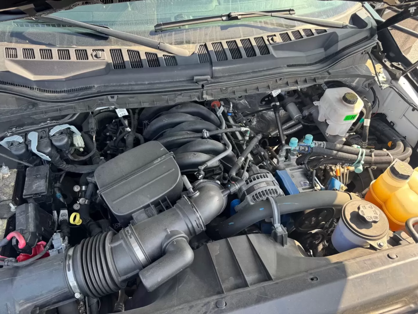 2023 Black /Gray Ford F550 with an 7.3 V8 engine, Auto transmission, 0.000000, 0.000000 - 2023 Ford F550 32 Passengers 7.3 V8 Gas White Exterior High Back Seats w/ Armrest, Lap Belts and seat Sliders USB Power Ports Backup Camera in Rear View Mirror Tires Like New Overhead Luggage Rear Luggage "Door" (2) Escape Hatches Full Heat and A/C Wood Look Flooring LIKE NEW - ONE OWNER Located in - Photo#8