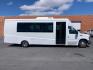 2018 White /Gray/Blue Ford E450 with an V10 engine, Auto transmission, 0.000000, 0.000000 - 2018 Ford E-450 Berkshire Coach 6.8L V10, Autom 24 passengers + Driver, High Back Leather Seats, USR Seatbelts, Reading Lights, Observation Window, Reading Lights, Overhead Storage, Rear Dedicated Luggage, Electric Entrance Door, Roof Mont A/C, Stainless Wheel Simulators 50,100 Miles - Photo#3