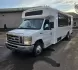 2015 White /Black Ford E450 with an V10 engine, Auto transmission, 0.000000, 0.000000 - 2015 FORD E450 CHAMPION - CHALLENGER V-10 GAS 24 PASSENGER PLUS DRIVER WHITE EXTERIOR EXECUTIVE SHUTTLE BLACK EXECUTIVE SEATS AISLE ARMREST LAP BELTS RECLINER SEATS WOOD LOOK FLOORING REAR LUGGAGE AND MUCH MORE! SIDE PANEL DRIVERS SIDE DAMAGE LOW MILES - WELL MAINTAINED FINANCING AVAILABLE LOCATED I - Photo#0