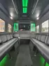 2020 Black /Black Ford Transit with an Gas engine, Auto transmission, 0.000000, 0.000000 - 2020 FORD TRANSIT STARCRAFT BUS W/ BATTISTI CUSTOMS LIMO INTERIOR 3.5L (6) CYLINDER - GAS ENGINE RWD BY-FOLD ENTRY DOOR INTERIOR BLACK DIAMOND PATTERN LIMO BENCH SEATS W/ LAP BELTS FOR 14 PASSENGERS - PLUS DRIVER TV' REAR RGB LIGHTING ON REAR WALL AND CEILING INSERT OVERHEAD DOME LIGHTS OVERHEAD GRA - Photo#10