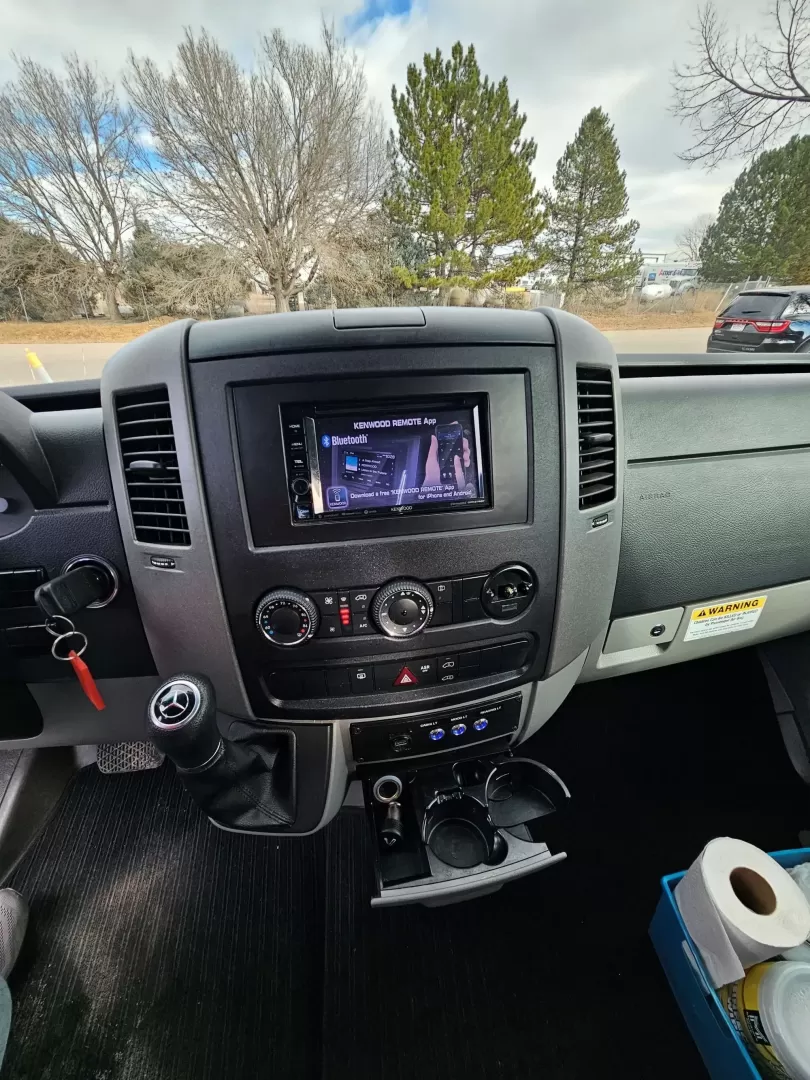 2018 Black /Black Mercedes-Benz Sprinter 3500 with an Gas engine, Auto transmission, 0.000000, 0.000000 - 2018 Mercedes Benz Sprinter Grech Executive Shuttle 3500 Ext -Black / Black 13 Rear passengers Plus Driver and Co-Pilot Front TV Pro Air - Heat and A/C System Grech Sound System and Controls Grey Wood Look Flooring Rear Row Stadium Seating Rear Luggage with Under Seat Storage Window Shades USB Power - Photo#11