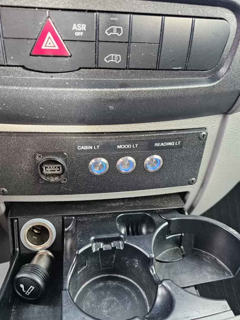 2018 Black /Black Mercedes-Benz Sprinter 3500 with an Gas engine, Auto transmission, 0.000000, 0.000000 - 2018 Mercedes Benz Sprinter Grech Executive Shuttle 3500 Ext -Black / Black 13 Rear passengers Plus Driver and Co-Pilot Front TV Pro Air - Heat and A/C System Grech Sound System and Controls Grey Wood Look Flooring Rear Row Stadium Seating Rear Luggage with Under Seat Storage Window Shades USB Power - Photo#13