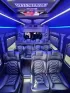2018 Black /Black Mercedes-Benz Sprinter 3500 with an Gas engine, Auto transmission, 0.000000, 0.000000 - 2018 Mercedes Benz Sprinter Grech Executive Shuttle 3500 Ext -Black / Black 13 Rear passengers Plus Driver and Co-Pilot Front TV Pro Air - Heat and A/C System Grech Sound System and Controls Grey Wood Look Flooring Rear Row Stadium Seating Rear Luggage with Under Seat Storage Window Shades USB Power - Photo#21