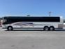 2005 White /Blue Prevost XLII with an Series 60 Detroit Diesel engine, Allison transmission, 0.000000, 0.000000 - 2005 Prevost XL-II - Series 60 Detroit Diesel - Allison Auto Transmission - 45' - 50 Passengers - 5 Monitors and DVD - Enclosed Parcel Racks – Restroom - Aluminum Wheels- Photo#5