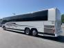 2005 White /Blue Prevost XLII with an Series 60 Detroit Diesel engine, Allison transmission, 0.000000, 0.000000 - 2005 Prevost XL-II - Series 60 Detroit Diesel - Allison Auto Transmission - 45' - 50 Passengers - 5 Monitors and DVD - Enclosed Parcel Racks – Restroom - Aluminum Wheels- Photo#4