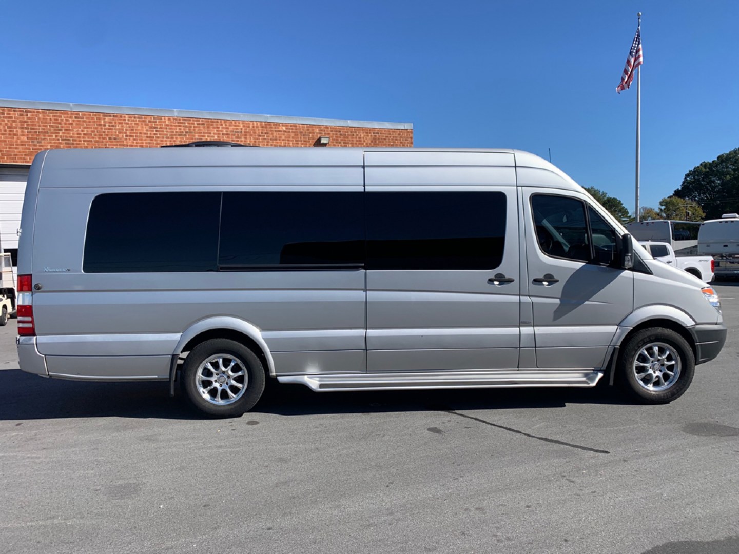 2012 Silver /Black Mercedes-Benz Sprinter 3500 with an Diesel engine, Auto transmission, 0.000000, 0.000000 - 2012 Mercedes 2500 - 3.0L Diesel Engine - Automatic Trans - 7 Passengers & Driver - Sliding Entrance Door - Entertainment Package - 4 High Back Captain Chairs - Rear Sofa - Rear Dedicated Storage - Front and Rear A/C - Alloy Wheels - Midwest Conversions -- Photo#1