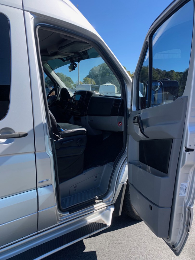 2012 Silver /Black Mercedes-Benz Sprinter 3500 with an Diesel engine, Auto transmission, 0.000000, 0.000000 - 2012 Mercedes 2500 - 3.0L Diesel Engine - Automatic Trans - 7 Passengers & Driver - Sliding Entrance Door - Entertainment Package - 4 High Back Captain Chairs - Rear Sofa - Rear Dedicated Storage - Front and Rear A/C - Alloy Wheels - Midwest Conversions -- Photo#10