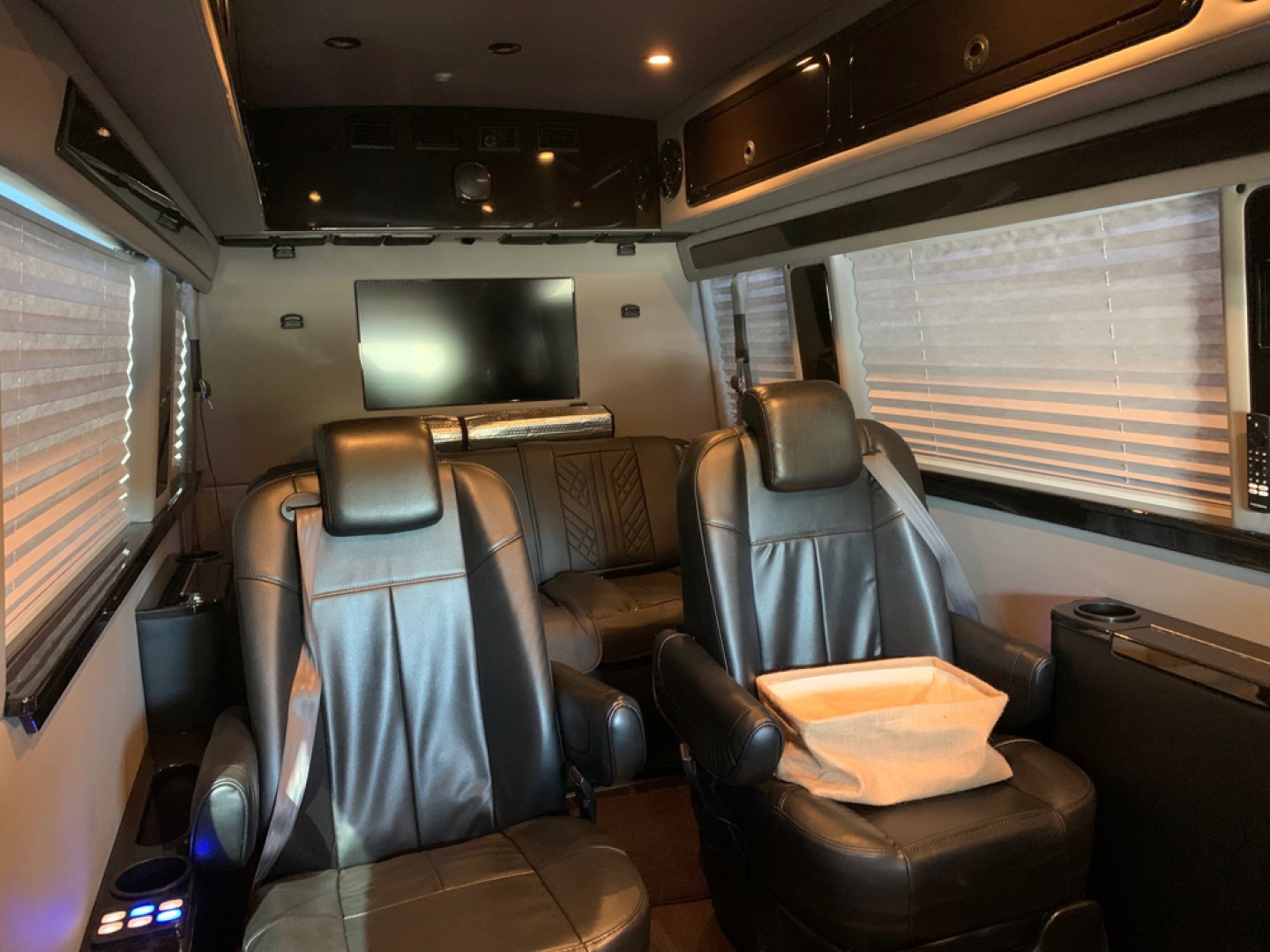 2012 Silver /Black Mercedes-Benz Sprinter 3500 with an Diesel engine, Auto transmission, 0.000000, 0.000000 - 2012 Mercedes 2500 - 3.0L Diesel Engine - Automatic Trans - 7 Passengers & Driver - Sliding Entrance Door - Entertainment Package - 4 High Back Captain Chairs - Rear Sofa - Rear Dedicated Storage - Front and Rear A/C - Alloy Wheels - Midwest Conversions -- Photo#14