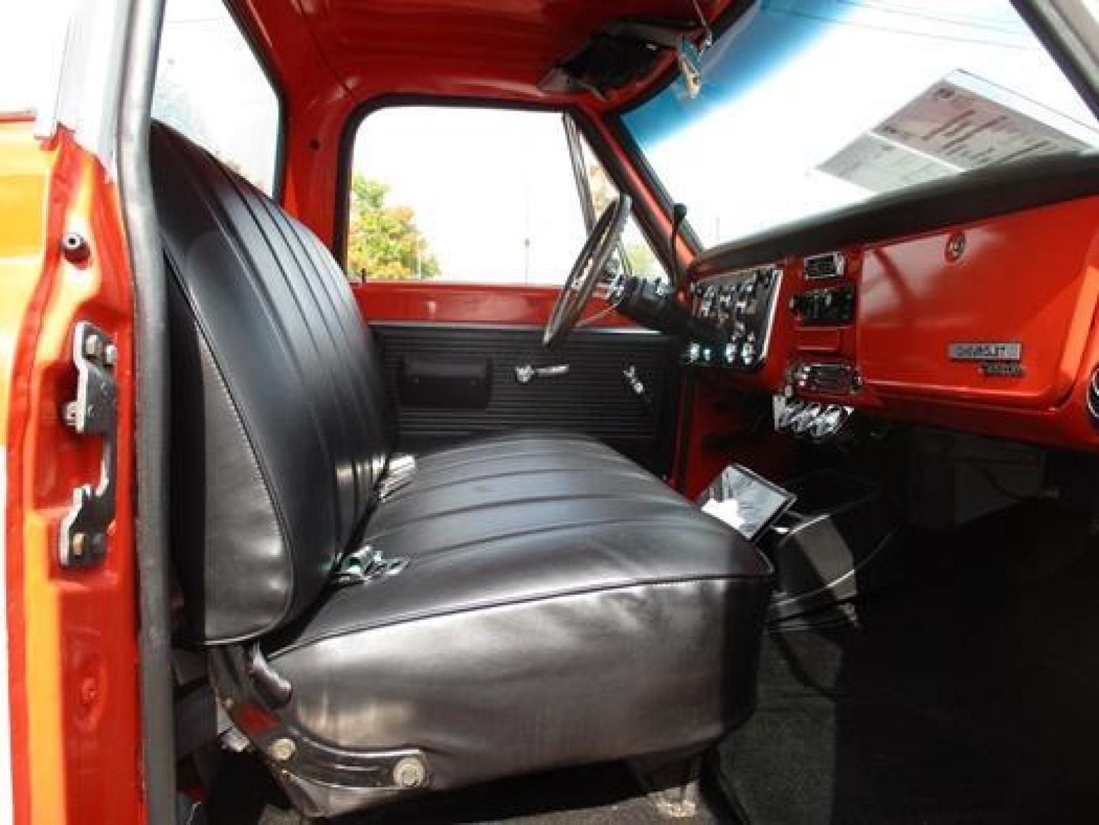 1970 Orange/White Chevrolet C10 with an 328 V8 engine, located at 1725 US-68 N, Bellefontaine, OH, 43311, (937) 592-5466, 40.387783, -83.752388 - Photo #34